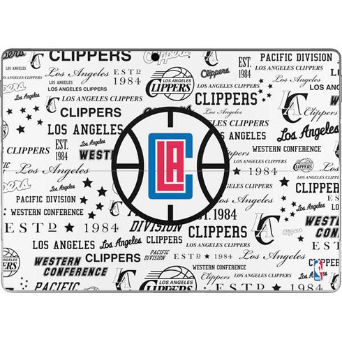 NBA Los Angeles Clippers Blast Logos Surface Pro 9 Skin