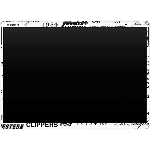 NBA Los Angeles Clippers Blast Logos Surface Pro 9 Skin