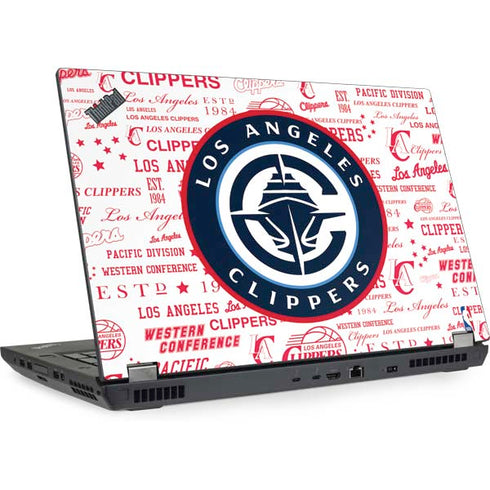 NBA Los Angeles Clippers Blast Logos Lenovo ThinkPad Skin
