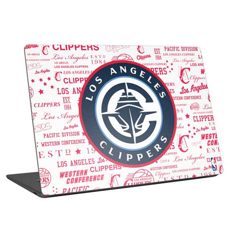 NBA Los Angeles Clippers Blast Logos Universal Laptop 13in (10.6 x 7.6in) Skin