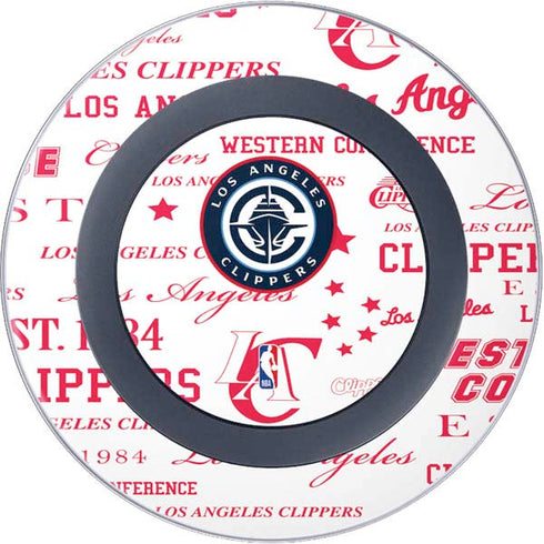 NBA Los Angeles Clippers Blast Logos Wireless Charger Skin