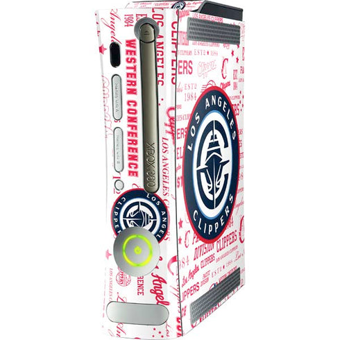NBA Los Angeles Clippers Blast Logos Xbox 360 (Includes HDD) Skin