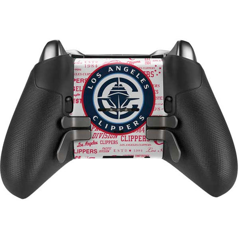 NBA Los Angeles Clippers Blast Logos Xbox Elite Wireless Controller Series 2 Skin