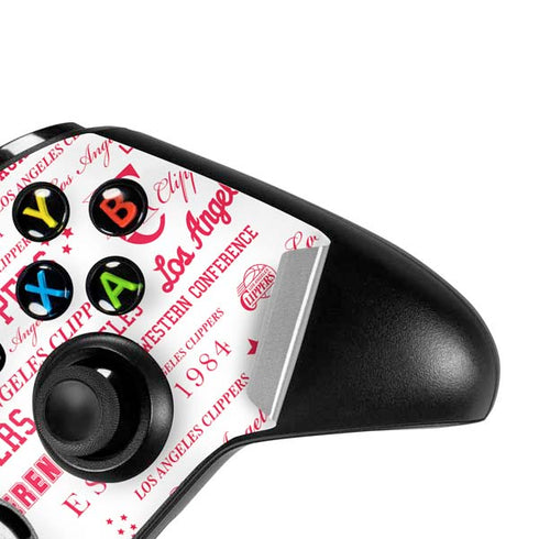 NBA Los Angeles Clippers Blast Logos Xbox One S All-Digital Edition Bundle Skin