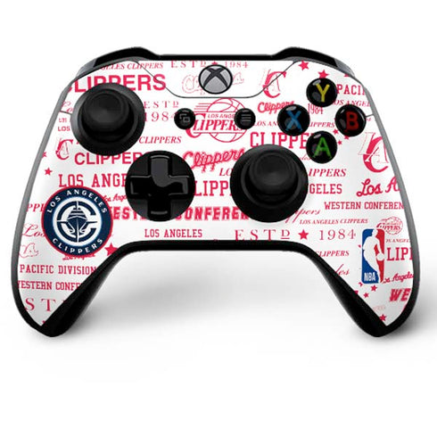 NBA Los Angeles Clippers Blast Logos Xbox One X Bundle Skin