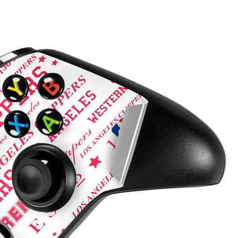 NBA Los Angeles Clippers Blast Logos Xbox One X Controller Skin