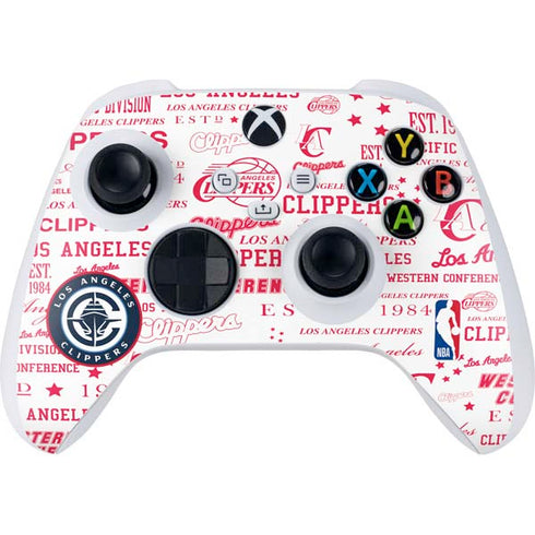 NBA Los Angeles Clippers Blast Logos Xbox Series S Skins