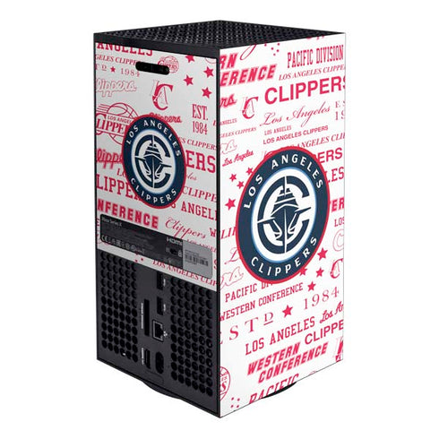 NBA Los Angeles Clippers Blast Logos Xbox Series X Bundle Skin