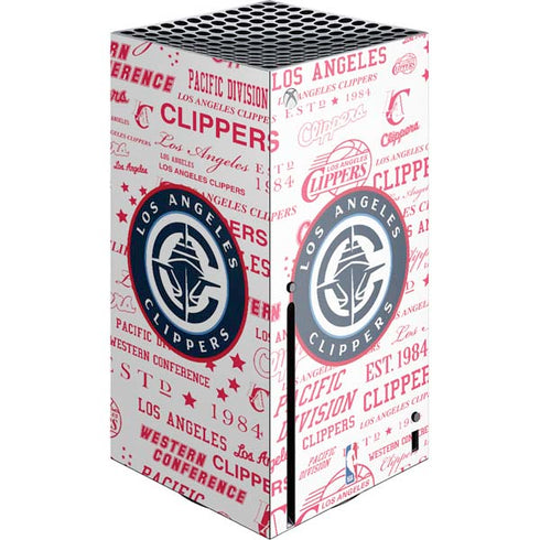 NBA Los Angeles Clippers Blast Logos Xbox Series X Skins