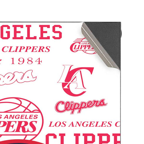 NBA Los Angeles Clippers Blast Logos Xbox Series X Console Skin