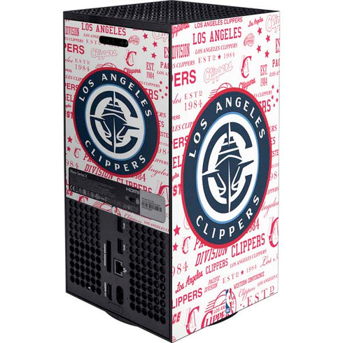 NBA Los Angeles Clippers Blast Logos XBox Series X Digital Edition Bundle Skin