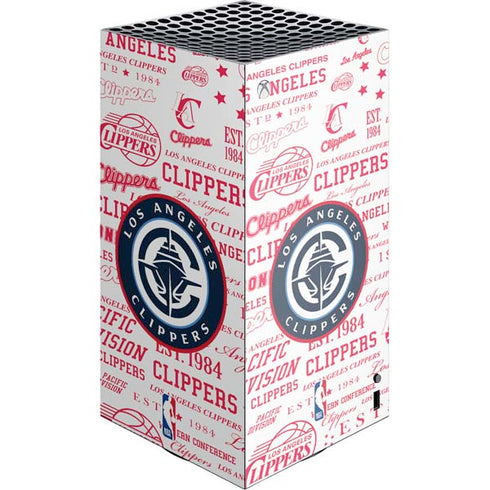 NBA Los Angeles Clippers Blast Logos Xbox Series X Skins