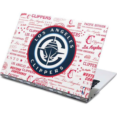 NBA Los Angeles Clippers Blast Logos Yoga 910 2-in-1 14in Touch-Screen Skin