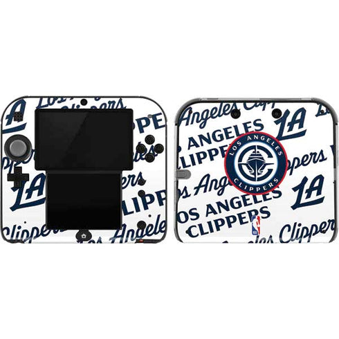 NBA Los Angeles Clippers Blast Text Nintendo 2DS Skin