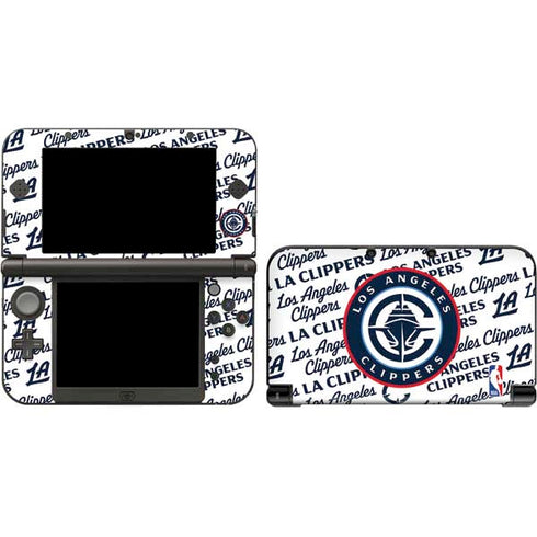 NBA Los Angeles Clippers Blast Text 3DS XL 2015 Skin