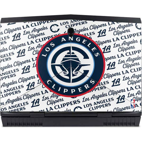 NBA Los Angeles Clippers Blast Text Dell Alienware Skin