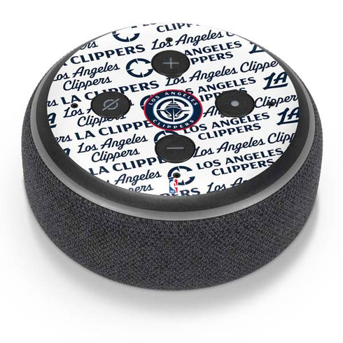 NBA Los Angeles Clippers Blast Text Amazon Echo Dot Skin
