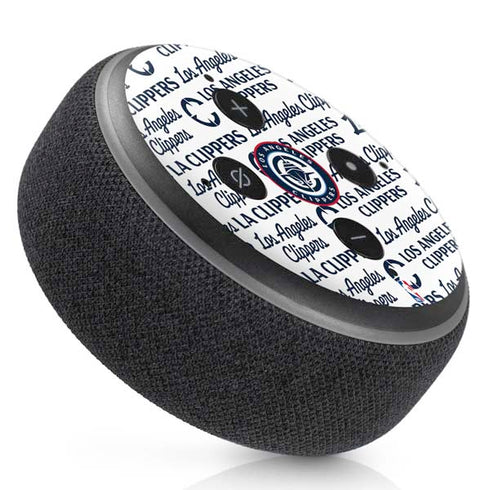 NBA Los Angeles Clippers Blast Text Amazon Echo Dot Skin