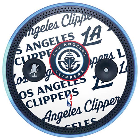 NBA Los Angeles Clippers Blast Text Amazon Echo Skin