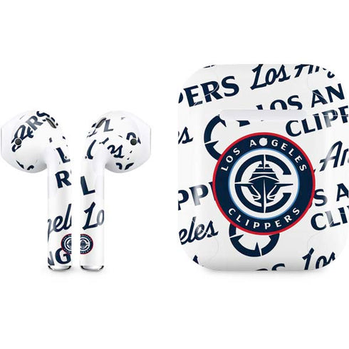 NBA Los Angeles Clippers Blast Text Apple AirPods 2 Skin