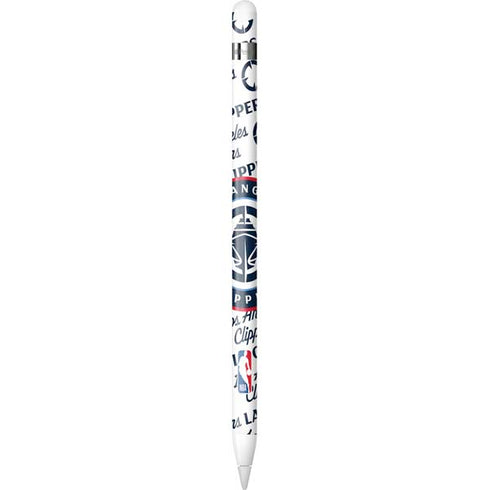 NBA Los Angeles Clippers Blast Text Apple Pencil (1st Gen, 2017) Skin