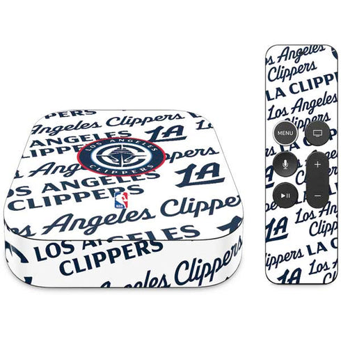 NBA Los Angeles Clippers Blast Text Apple TV Skin