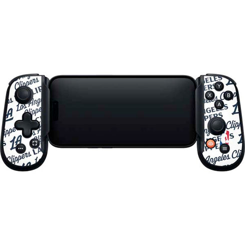 NBA Los Angeles Clippers Blast Text Backbone One for iPhone Game Controller Skin