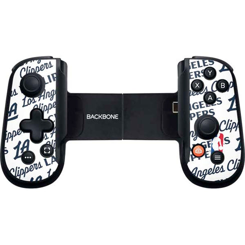 NBA Los Angeles Clippers Blast Text Backbone One for iPhone Game Controller Skin