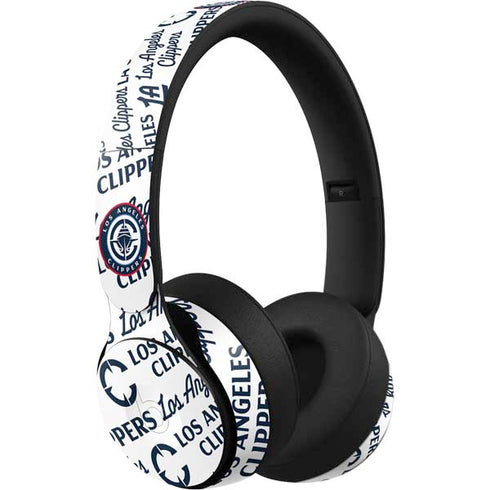 NBA Los Angeles Clippers Blast Text Beats Solo Pro Skin