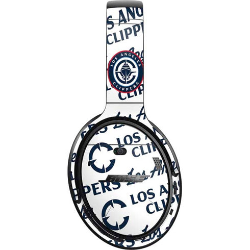 NBA Los Angeles Clippers Blast Text Bose QuietComfort 35 II Headphones Skin