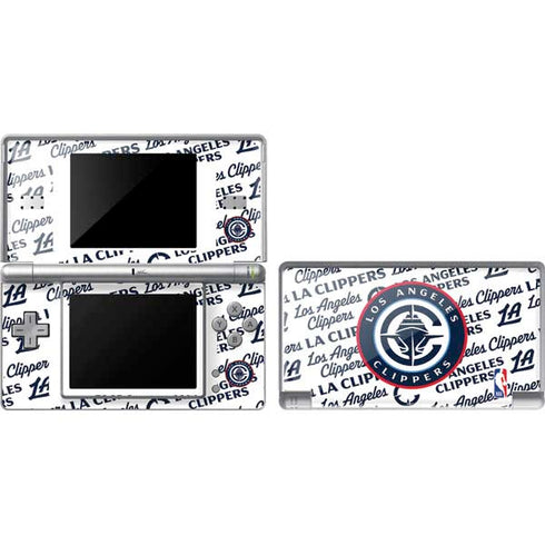 NBA Los Angeles Clippers Blast Text Nintendo Skins