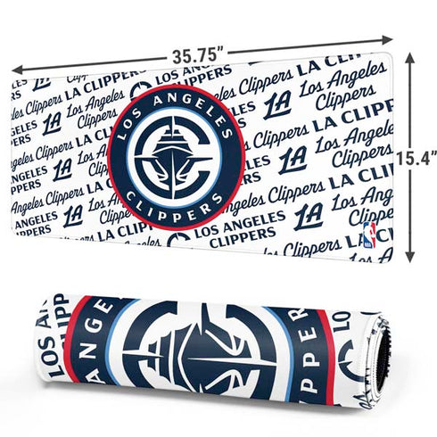 NBA Los Angeles Clippers Blast Text Gaming Mouse Pad