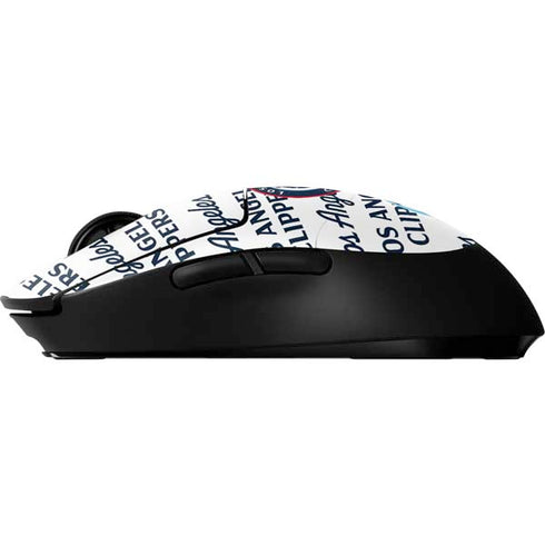 NBA Los Angeles Clippers Blast Text G Pro Wireless Gaming Mouse Skin