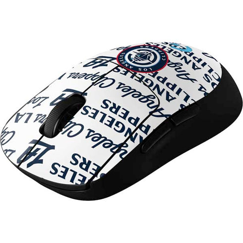NBA Los Angeles Clippers Blast Text G Pro Wireless Gaming Mouse Skin