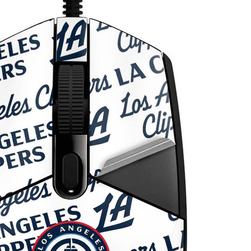NBA Los Angeles Clippers Blast Text G203 Prodigy RGB Wired Gaming Mouse Skin