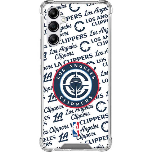 NBA Los Angeles Clippers Blast Text Gabb Phone 4 Clear Case