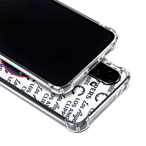 NBA Los Angeles Clippers Blast Text Galaxy A36 5G Clear Case
