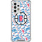 NBA Los Angeles Clippers Blast Text Galaxy A53 5G Clear Case
