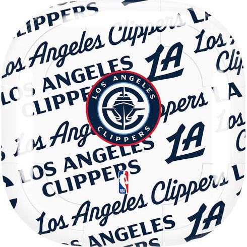 NBA Los Angeles Clippers Blast Text Galaxy Buds Live Skin