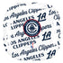 NBA Los Angeles Clippers Blast Text Galaxy Buds Live Skin