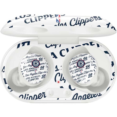 NBA Los Angeles Clippers Blast Text Galaxy Buds Plus Skin
