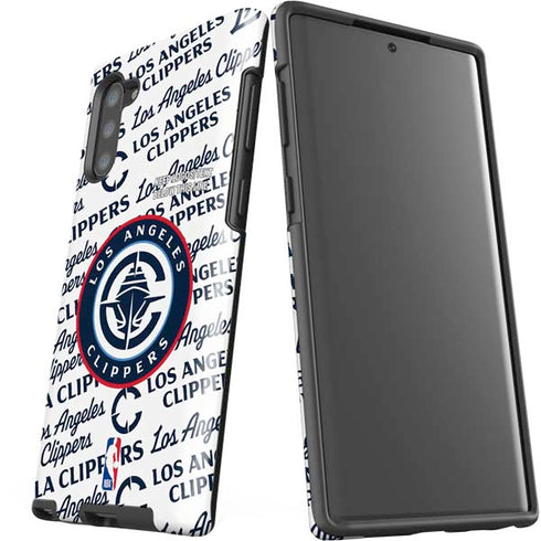 NBA Los Angeles Clippers Blast Text Galaxy Note 10 Pro Case