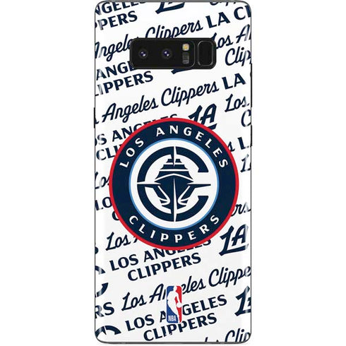 NBA Los Angeles Clippers Blast Text Galaxy Note 8 Skin