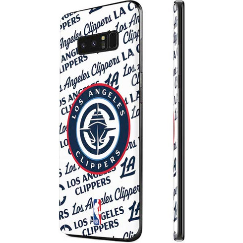 NBA Los Angeles Clippers Blast Text Galaxy Note 8 Skin