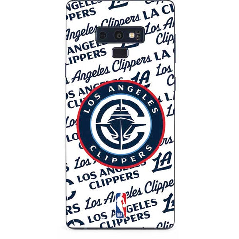 NBA Los Angeles Clippers Blast Text Galaxy Note 9 Skin