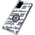 NBA Los Angeles Clippers Blast Text Galaxy Note20 5G Clear Case