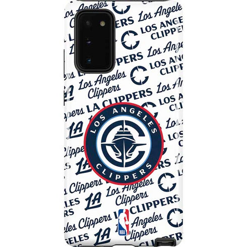 NBA Los Angeles Clippers Blast Text Galaxy Note20 5G Pro Case