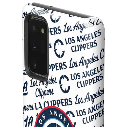 NBA Los Angeles Clippers Blast Text Galaxy Note20 5G Pro Case
