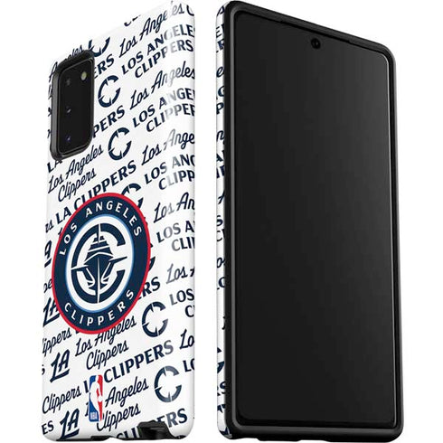 NBA Los Angeles Clippers Blast Text Galaxy Note20 5G Pro Case