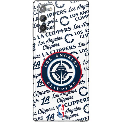 NBA Los Angeles Clippers Blast Text Galaxy Note20 5G Skin